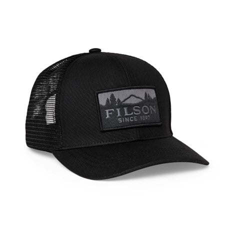 Black Logger Mesh Cap